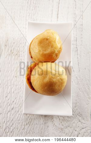 kueh pau sambal with chili paste