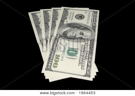 Fire hundrede Dollars