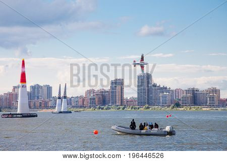 KAZAN, RUSSIA - JULY 22 2017 Redbull Air Race