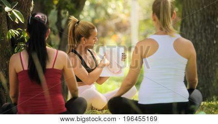 Antenatal Class With Teacher And Pregnant Women