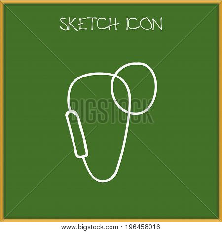 Vector Illustration Of Camping Symbol On Climbing Hook Doodle