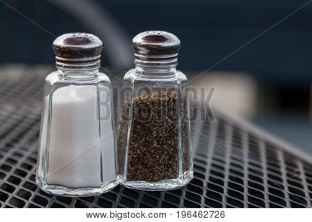 Glass Salt And Pepper Holders