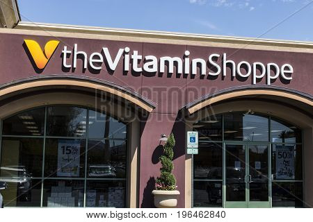 Las Vegas - Circa July 2017: The Vitamin Shoppe or TheVitaminShoppe retail strip mall location. TheVitaminShoppe helps people achieve their health and wellness goals I