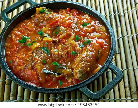 Turkish Kofte  With Vegetables