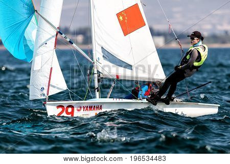 Athletes Yachts In Action During 