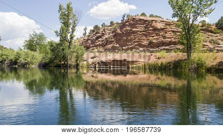 Scenic views of the Utah mountain range near Kanab, Utah