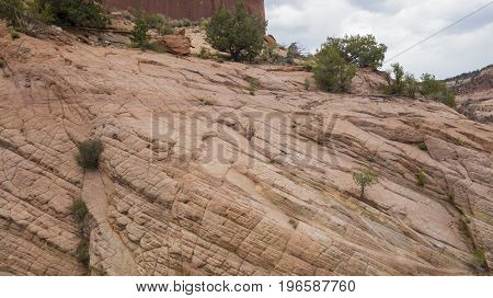 Scenic views of the Utah mountain range near Kanab, Utah
