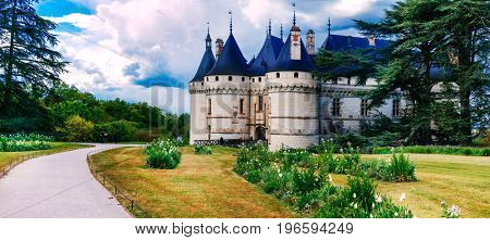 Most beautiful castles of France series - Chaumont-sur-Loire, famous Loire valley