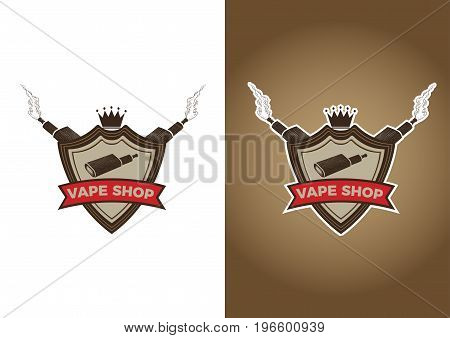 Vape Shop Logo. Logo template for your business