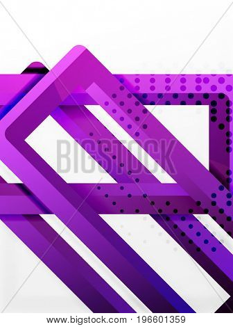 Rectangle tube elements, 3d background