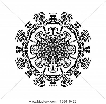 Ethnic decorative elements. Hand drawn background. Islam, Arabic, Indian ottoman motifs