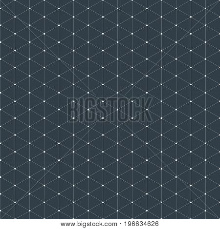 Modern stylish isometric pattern texture Three-dimensional rectangle Repeating geometric background with rhombus circles variously vector illustration