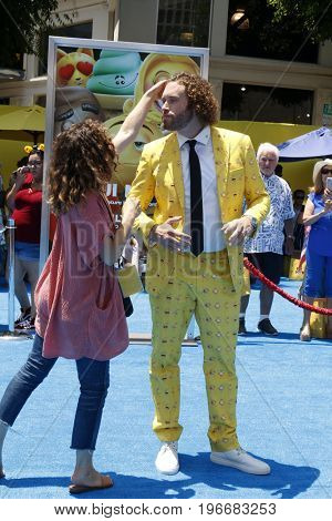 LOS ANGELES - JUL 23:  Makeup artist, TJ Miller at 