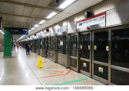Novena Mrt Subway Station Singapore.