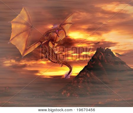 Dragão de fantasia
