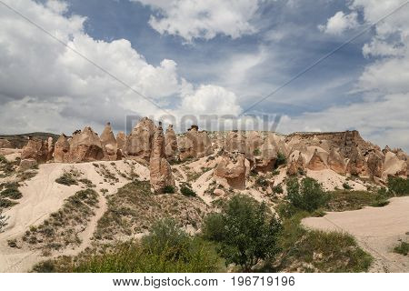 Rock Formations in Devrent Valley Cappadocia Turkey