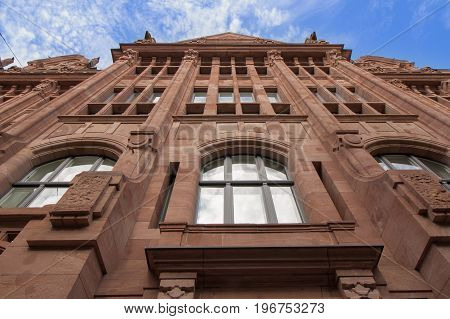 Der Stahlhof, ein historisches Gebäude in Düsseldorf