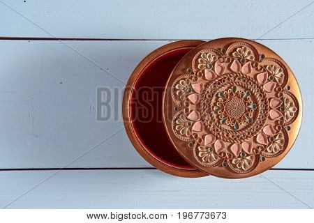 Small Round Container For Jewelry