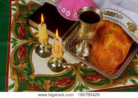 Shabbat Shalom Traditional Jewish Sabbath Ritual