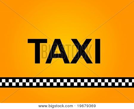 Taxi tegn
