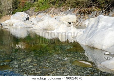 River Maggia At Ponte Brolla