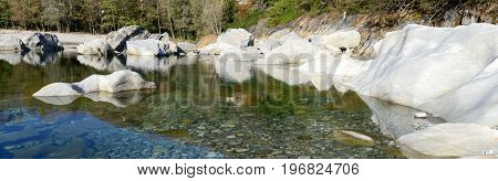 River Maggia At Ponte Brolla