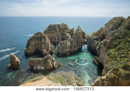 Portugal Algarve Lagos Ponta Da Piedade