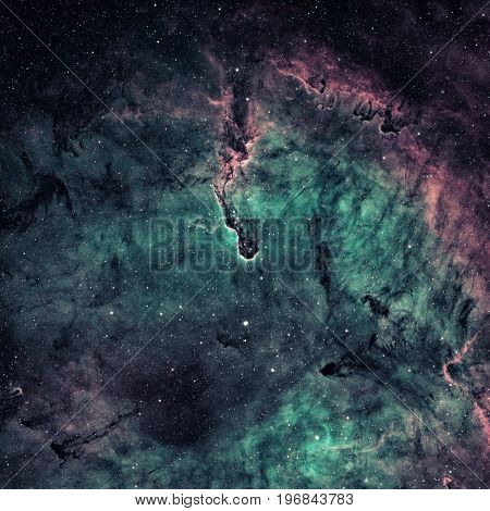 The Elephant's Trunk Nebula In Ic 1396. Constellation Cepheus.