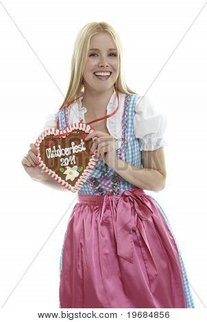 Donna con cuore tedesco Lebkuchen