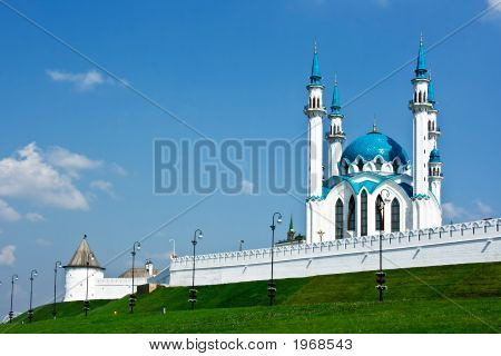 Mešita Kul Sharif je největší v Evropě. Rusko. Kazaň.