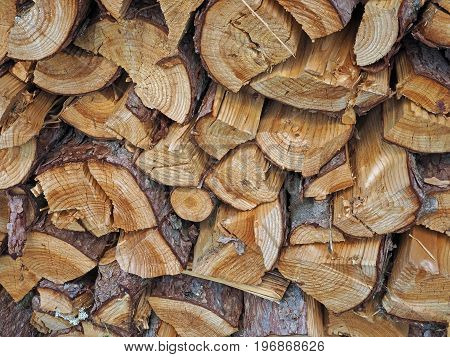 fold up chopped wood - rustic background