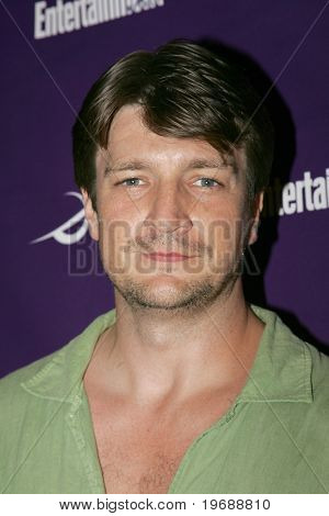 San Diego, ca Juli 26: Schauspieler Nathan Fillion beachtet die jährlichen comic-Con international Scifi Chann