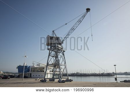 the Museu de Portimao and old Factory of sardines Fish can factory Fabrica de conservas la rose in the city of portimao at the Algarve of Portugal in Europe.
