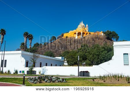Church In Cholula, Mexico