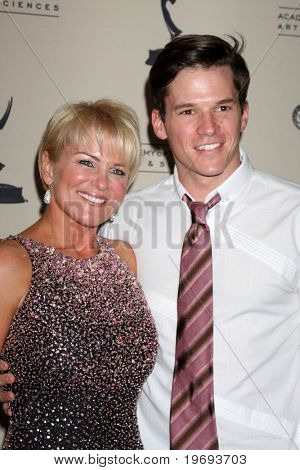 BEVERLY HILLS - JUN 24:  Judi Evans & Mark Hapka arrive aat the TV Academy's reception for the 2010 Daytime Emmy Awards Nominees SLS Hotel on June 24, 2010 in Beverly Hills, CA