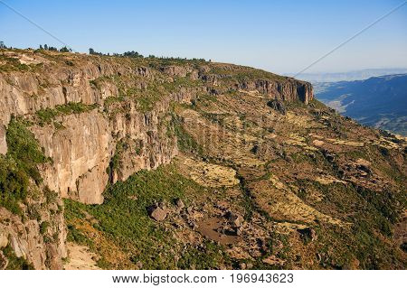 Beautiful landscape photographed near Debre Libanos in Ethiopia