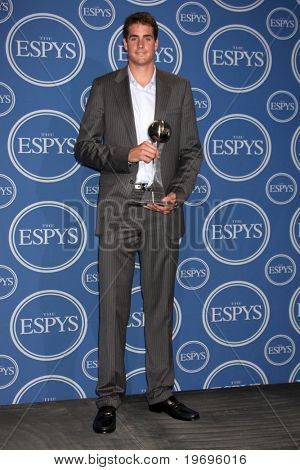 LOS ANGELES - JUL 14:  Tennis Player John Isner  in the Press Room of the 2010 ESPY Awards at Nokia Theater - LA Live on July14, 2010 in Los Angeles, CA ....