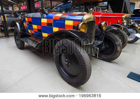BERLIN - MAY 10 2015: Vintage car Citroen 5 CV Type C2 Torpedo 1923. The 28th Berlin-Brandenburg Oldtimer Day