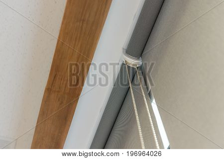 Close Up Part Of Roller Blind