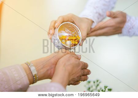 Songkran Ceremony, Thai Traditional New Year