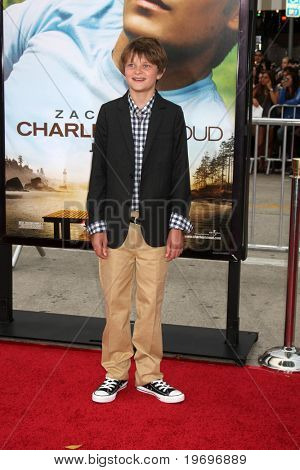 LOS ANGELES - Temmuz 20: Charlie Tahan Köyü tiyatro 
