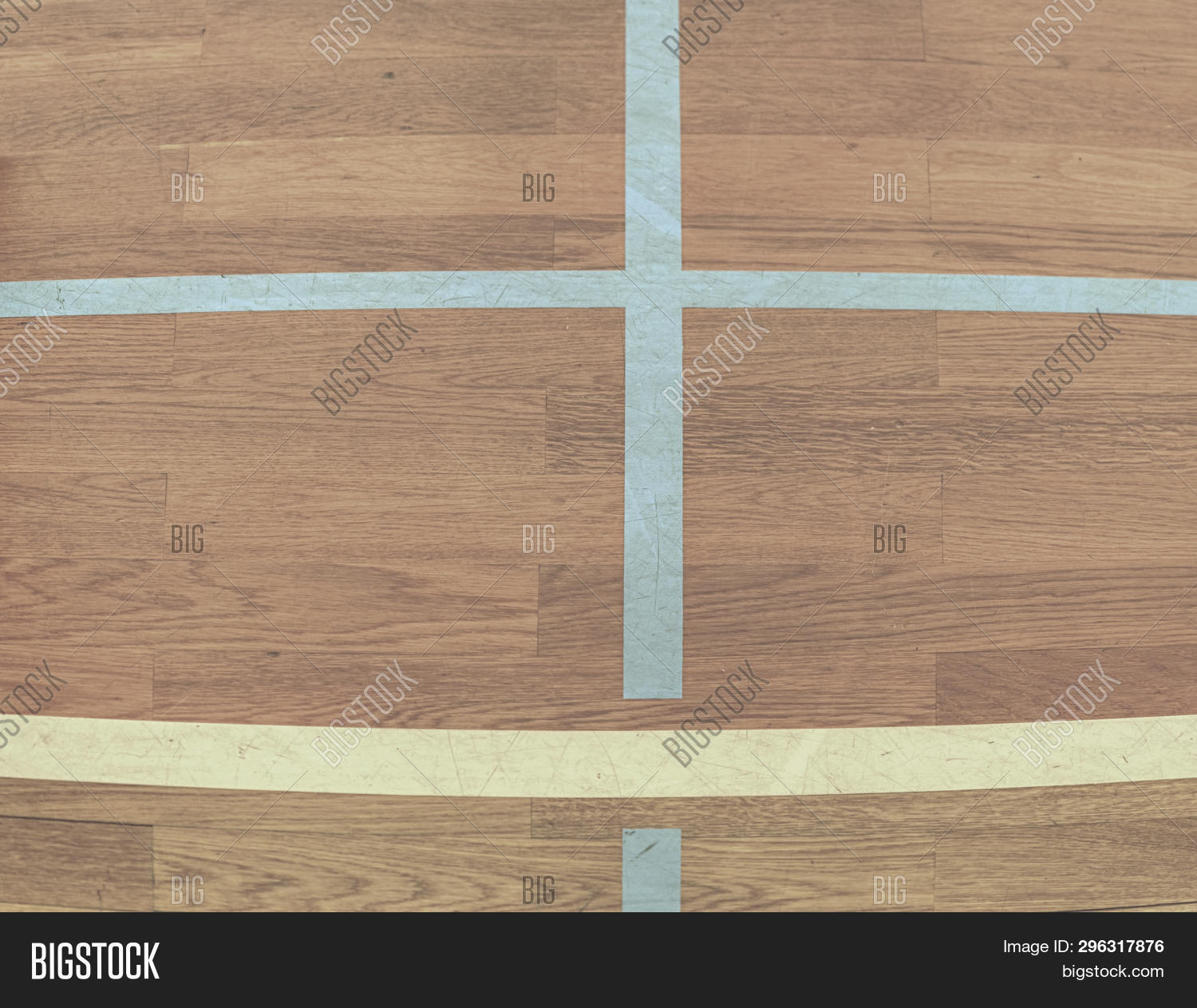 White Line On Wooden Image Photo Free Trial Bigstock