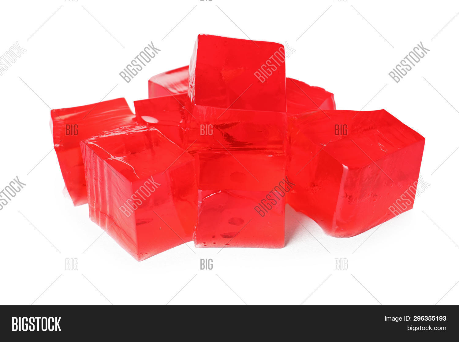 Heap Red Jelly Cubes Image & Photo (Free Trial) Bigstock