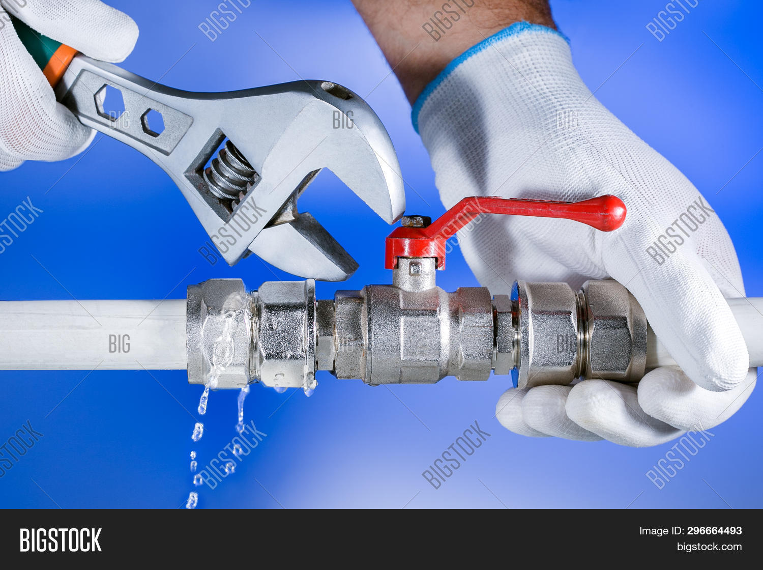 Hands Plumber Work Image & Photo (Free Trial) Bigstock