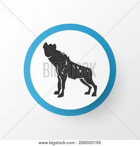 Hyena Icon Symbol. Premium Quality Isolated Wolf Element In Trendy Style.