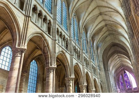 Cathedral Saint Gervais Saint Protais In Soissons, France