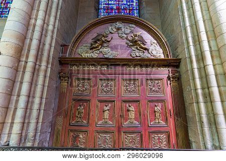 Cathedral Saint Gervais Saint Protais In Soissons, France