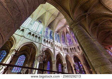 Cathedral Saint Gervais Saint Protais In Soissons, France