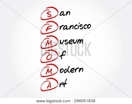 Sfmoma - San Francisco Museum Of Modern Art Acronym, Concept Background
