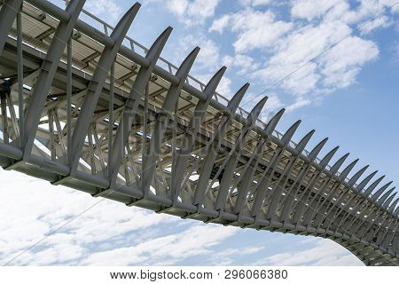 Skeleton Bridge Venice Close Up Photography, Arichtecture Photography In Venice Italy